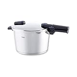 Fissler Vitaquick / Induktions-Schnellkochtopf Edelstahl-Dampfkochtopf, 2...
