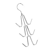 Levemolo Rotierender Kleiderbügel Organizer Metall Garderobenhalter für Taschen Gürtel...