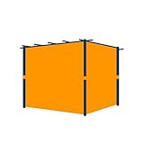 Seitenteile für Pergola Classic 3x3 m - ca. 180 g/m² Polyester - mit Schienensystem und...