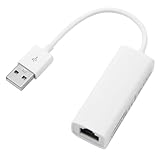 Internet USB Netzwerk Adapter USB Ethernet (LAN) kompatibel mit Laptop, PC und allen...