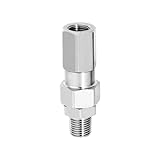 LOVIVER Hochdruckreiniger-Adapter, Schnellkupplung, drehbar, für Schnellkupplung,...
