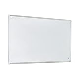 Dr.Tafel Whiteboard Magnetisch mit Stiftablage 120 x 90 cm - 1 Stück - Magnettafel mit...