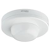 Oktaplex Pia Präsenzmelder Aussen & Innenbereich 360° Infrarot Bewegungsmelder IP65 230V...