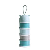 Babyformelspender 4 Schicht Tragbarer Milchpulverbehälter Fahrtbox für Baby -Fütterung...