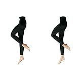 Nur Die Leggings 80 DEN Strumpfhose ohne Fuß Blickdicht warm extra breiter...