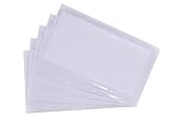 Pakomat, transparente selbstklebende Frachtbrieftaschen DIN DL 24 x 13 cm 50 Stück,...