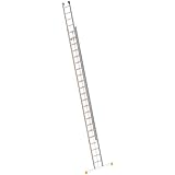 Layher 1037022 Seilzugleiter Topic 22, Aluminiumleiter 2x22 Sprossen,...