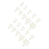 IMIKEYA 500 Stück Künstliche Zehennagelspitzen aus ABS Verschiedene Größen Transparent...