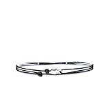 Made by Nami Dünnes Wickel-Armband Herren & Damen mit Karabiner-Haken Verschluss Handmade...