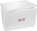 THERM-BOX Styroporbox XXL 61 Liter - Thermobox für Lebensmittel und Getränke -...