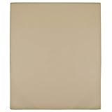 Furniture select-Jersey Spannbettlaken 2-teilig taupe 160x200 cm Baumwolle