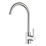 BONADE Küchenarmatur aus Edelstahl, Wasserhahn Küche 360° Drehung Mischbatterie Küche...