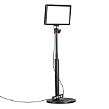 Rollei Lumis Key-Light, LED Videolicht inkl. Tischstativ mit Fernbedienung am...