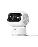 eufy Security Indoor Cam S350, Dual Kameras, 4K, Überwachungskamera innen mit 8× Zoom...