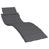 vidaXL Sonnenliege Auflage, Liegenauflage Outdoor, Polster Auflage für Gartenliege...