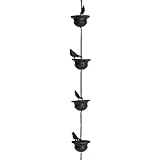 Kquepo Regenkette Dekorative Metall Regenwasserkette Outdoor Garten, Feine Verarbeitung