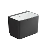 Keramik-Bodenwischbecken, Wischbecken mit Beckenknopfentwässerung und...