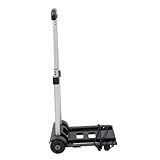 TOYANDONA Faltbarer Einkaufstrolley Praktischer Klappbarer Handwagen mit Ergonomischem...