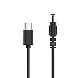 jdstty USB C auf DC 5,5 x 2,5 mm 12 V Trigger-Stromkabel für LCD-Monitore, Cine...