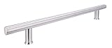 SIRO Haustürgriff Stoßgriff, Modern, Edelstahl fein geschliffen, 550 mm x 71...