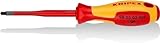 KNIPEX Schraubendreher (Slim) PlusMinus Pozidriv isolierender Mehrkomponenten-Griff,...
