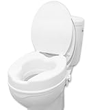 PEPE - Toilettensitzerhöhung mit Deckel 10cm, Weiß