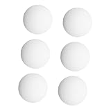 Abaodam 6 Stück Teiliges Tischfußballbälle aus Kunststoff Geräuschreduzierend mit...