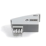 COXBOX TAE RJ45 DSL Adapter für Fritz!Box o. Speedport in grau - 4/5 belegt, nicht 1/8 -...