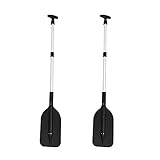 2 STÜCKE Teleskop Paddel Tragbare Verstellbare Länge Kanu Typ T Einziehbare...
