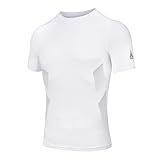 AMZSPORT Herren Kompressionsshirt Funktionsunterwäsche Kurzarm Schnelltrocknendes...