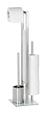 WENKO Stand WC-Garnitur Mod. Rivalta, mit integriertem Toilettenpapierhalter und...