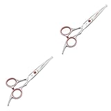 MAGICLULU 2st Haarstyling-tools Haar Gerade Schere Salon Rasierschere Friseursalon Friseur...