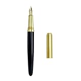 pumpumlia Vintage-Füllfederhalter mit Kolbenfüllung, Geschäftsstift, drehbar, 0,5 mm,...