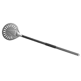 Pizza -Paddel Lange Griff 9 Zoll perforiert abnehmbar Pizza Drehschalen Pizza Schaufel...