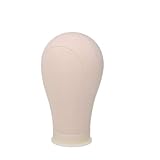 Fictory Kork Canvas Block Head Mannequin Wig Display Ergonomisches & Stabiles Design...