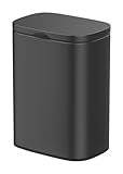 WENKO Wand-Kosmetikeimer Sare 5 Liter, Mülleimer mit Deckel und Easy-Close...