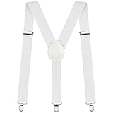 Aomig Hosenträger für Herren, Hosenträger Herren Breit 3,5 cm mit Sehr Starken 3 Metall...