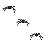 HEMOTON 3St Plüschtier Plüschspinne gruselige gruselige Spinne Outdoor-Spielzeug...