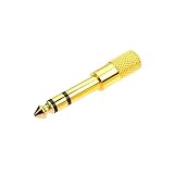 Gadpiparty 3-teiliges Set Vergoldeter Adapter Feiner Adapter Stereo-Audio-adapterbuchse...