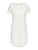 JDY Damen Lockeres Sommer Kleid Kurzarm Loose Fit Shirtkleid JDYIVY Basic...
