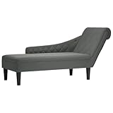 vidaXL Chaiselongue, Indoor Lounge Sofa mit Kissen Rechter Armlehne, Gepolsterte...