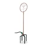 Relaxdays Rasensprenger Wellen-Design, 3/4', mit Erdspieß, Sprinkler &...