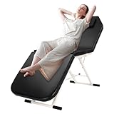 CUMELLIIR Mobile Massageliege Klappbar & Höhenverstellbar 3 Zonen, Massagebett...