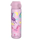 ion8 Trinkflasche, 500 ml, Auslaufsicher, Einhandöffnung, Sichere Verriegelung,...