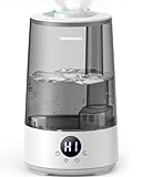 Homvana Luftbefeuchter Schlafzimmer Top-Fill, 3.6L 360°Cool Mist 34H Dauerhaft, Ruhig...