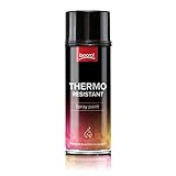 BigDean by Beorol Thermolack Schwarz, matt - Ofenlack Auspufflack 400ml Sprühlack Lack...