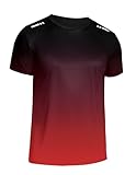 Weardear Sportshirt Herren Kurzarm Fitness Shirt Laufshirt Herren Gradient Oberteile...