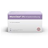 PARI MucoClear 3% NaCl Inhalationslösung - Hypertone Kochsalzlösung zum Inhalieren - 60...