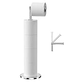 Fousenuk Toilettenpapierhalter Stehend, Edelstahl Klopapierhalter Stehend, Klorollenhalter...