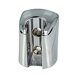 tecuro Brausehalterung Wandhalterung für Duschkopf - Kunststoff verchromt